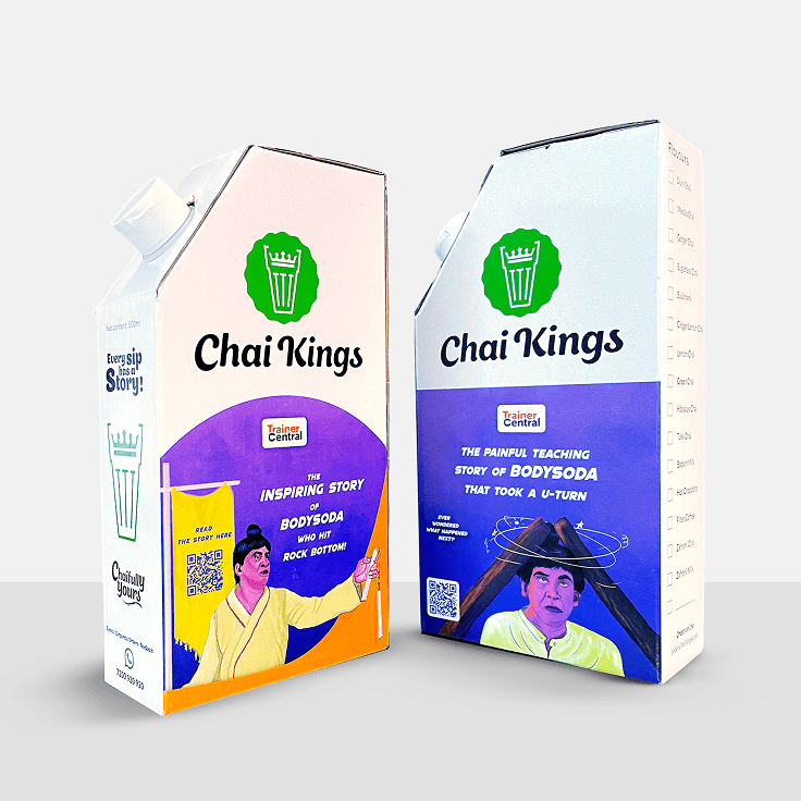 Chai Kings chai flask available for flask branding and advertising