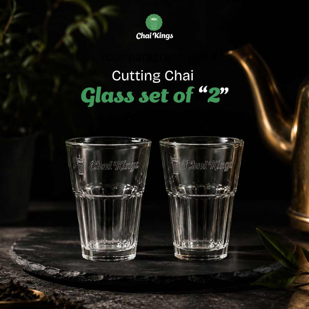 Chai Kings Cutting Chai Glass Set of 2