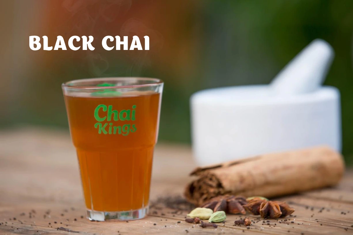 Chai Kings black chai in a glass