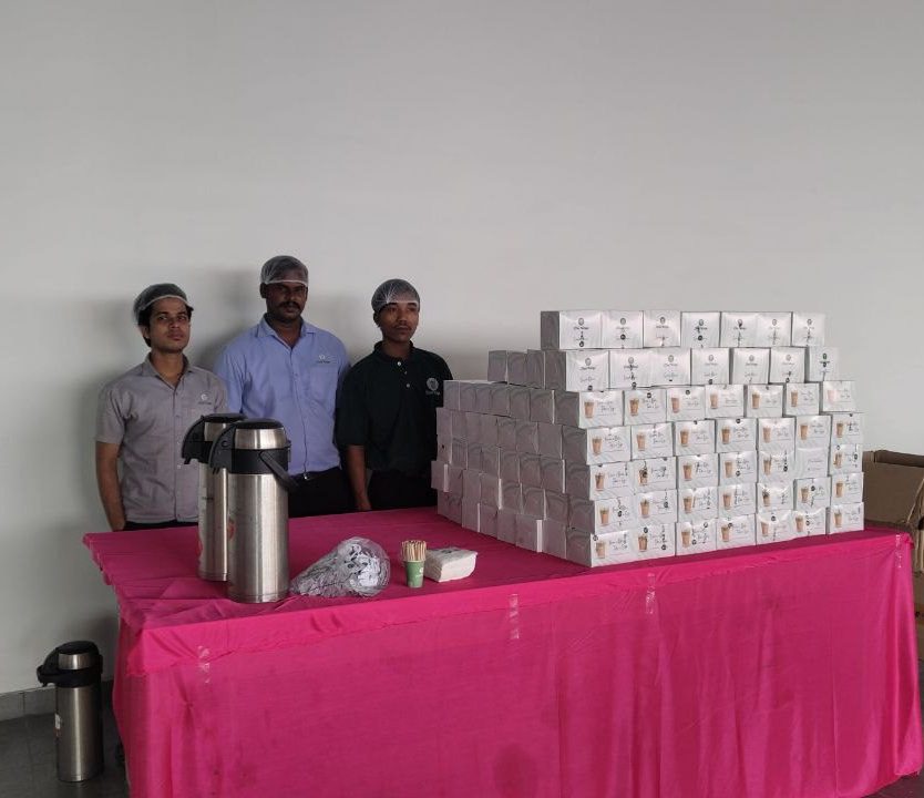 Chai Kings corporate tea catering at an office event in Hyderabad