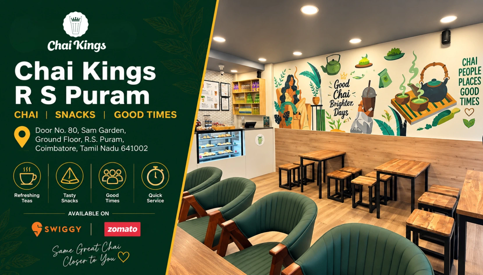 RS Puram Tea Cafe, Chai Kings