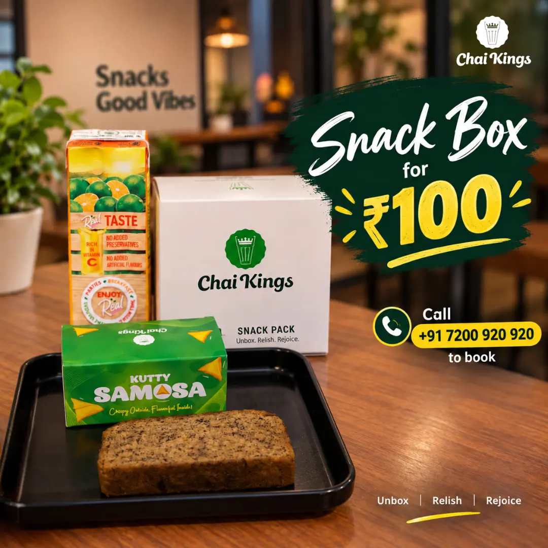 Chai Kings ₹100 Affordable Snack Box in Chennai