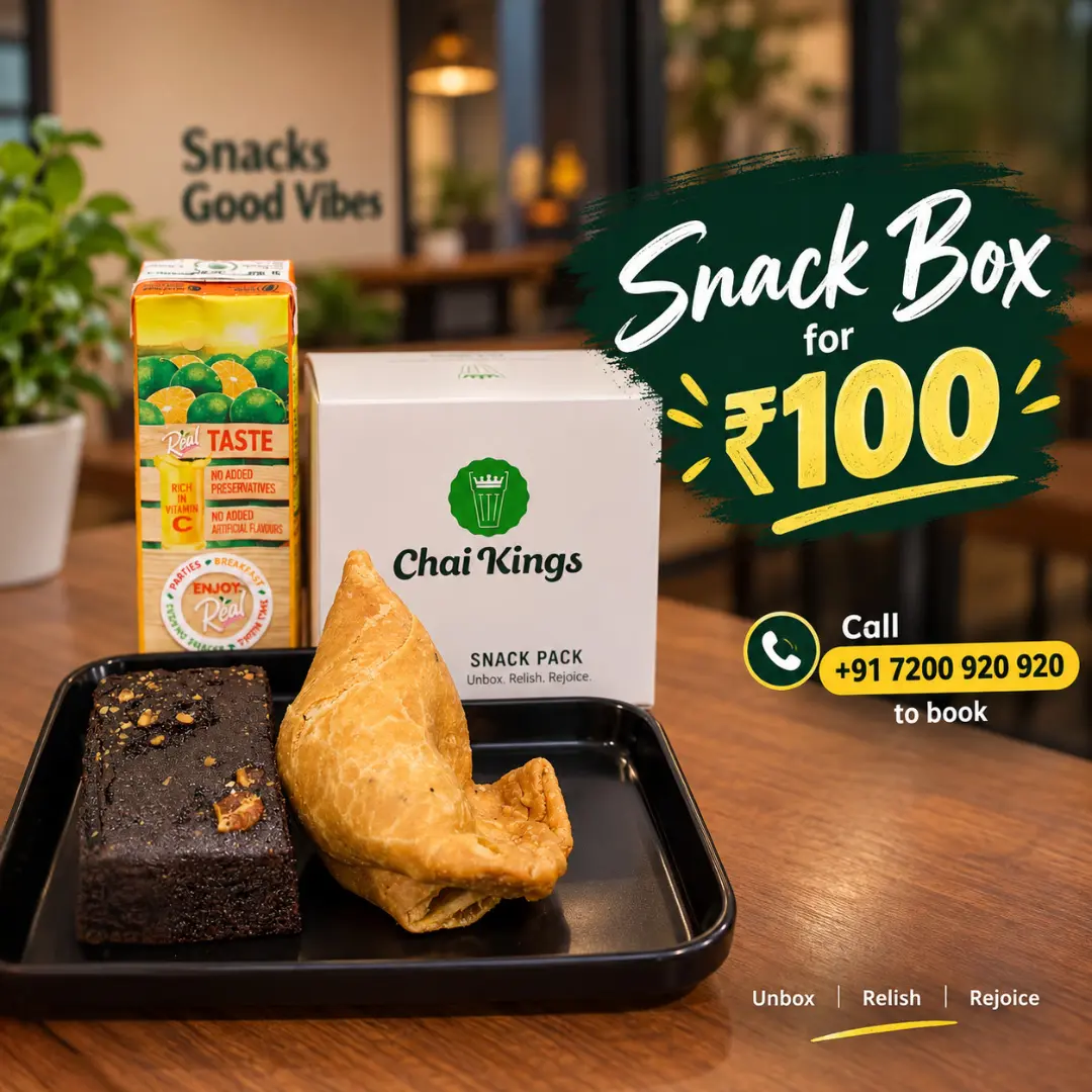 Chai Kings ₹100 Corporate Snack Box in Chennai