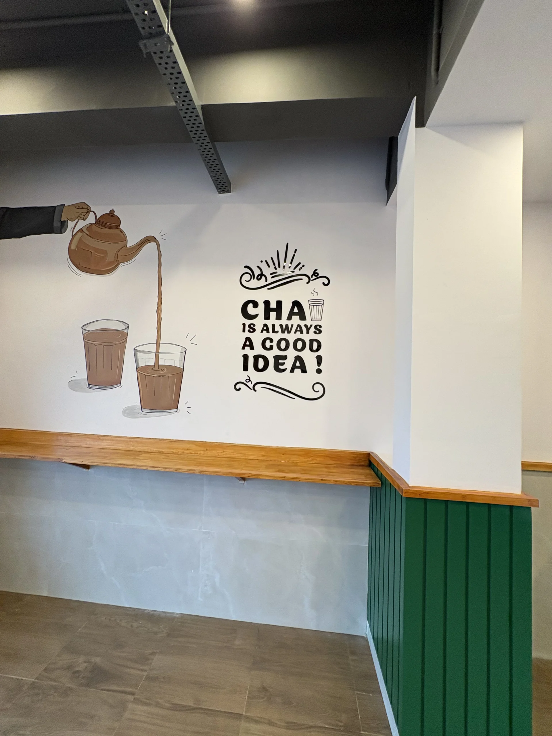 Chai Kings RC Puram store interior seating