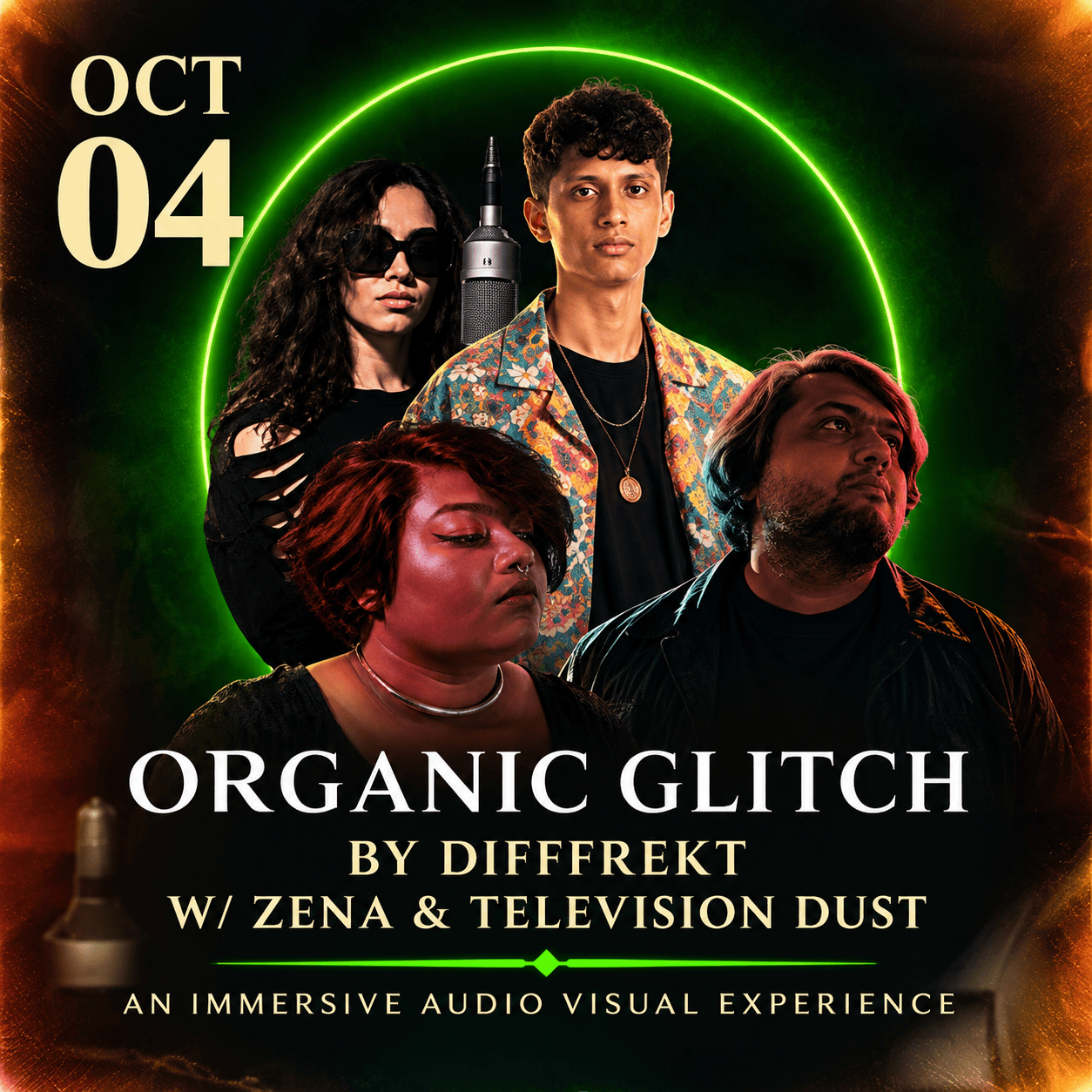 Organic Glitch by Difffrekt performing at Chai Kings Studio