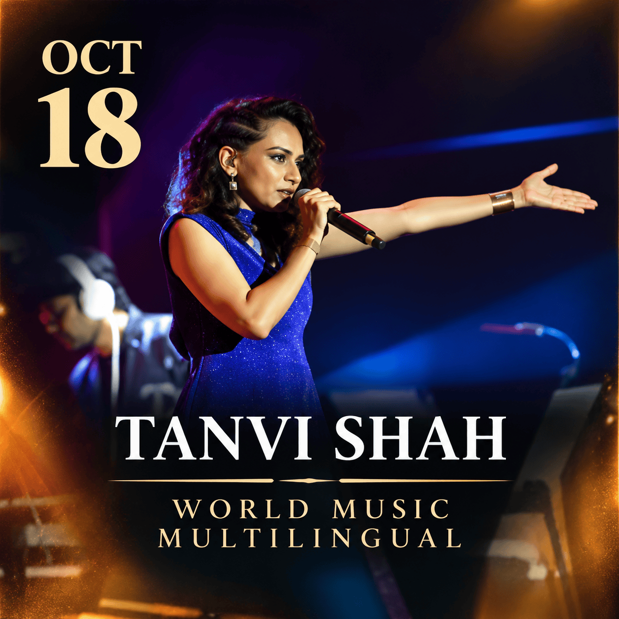 Tanvi Shah performing at Chai Kings Studio