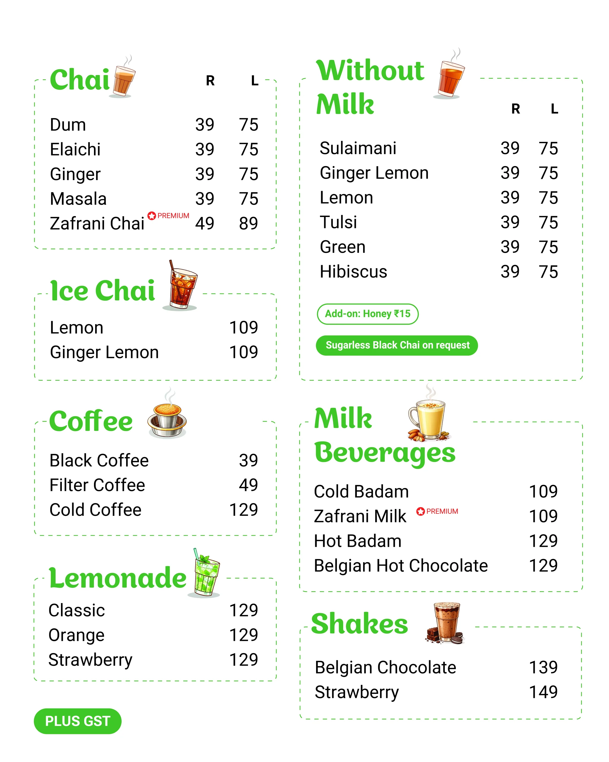 Chai Kings Bommanahalli Menu – Beverages, Chai, Coffee