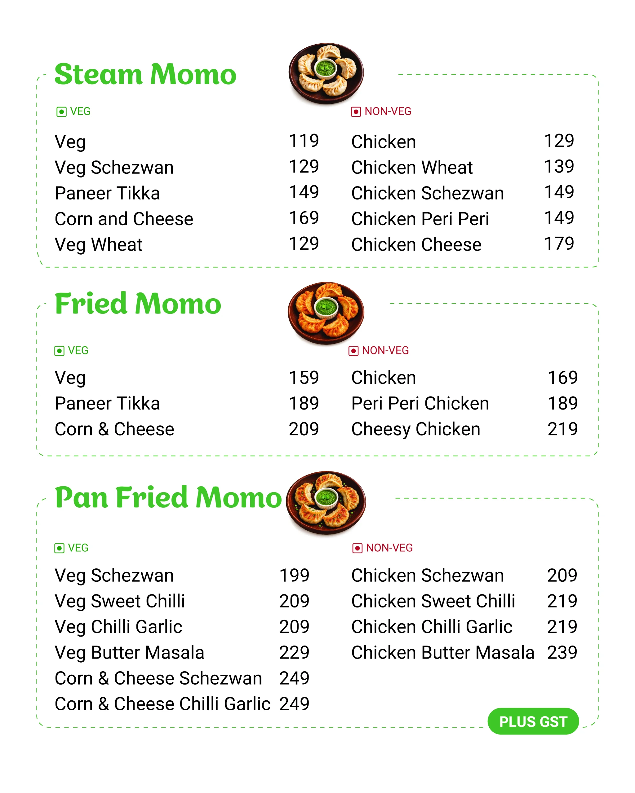 Chai Kings Bommanahalli Menu – Momos