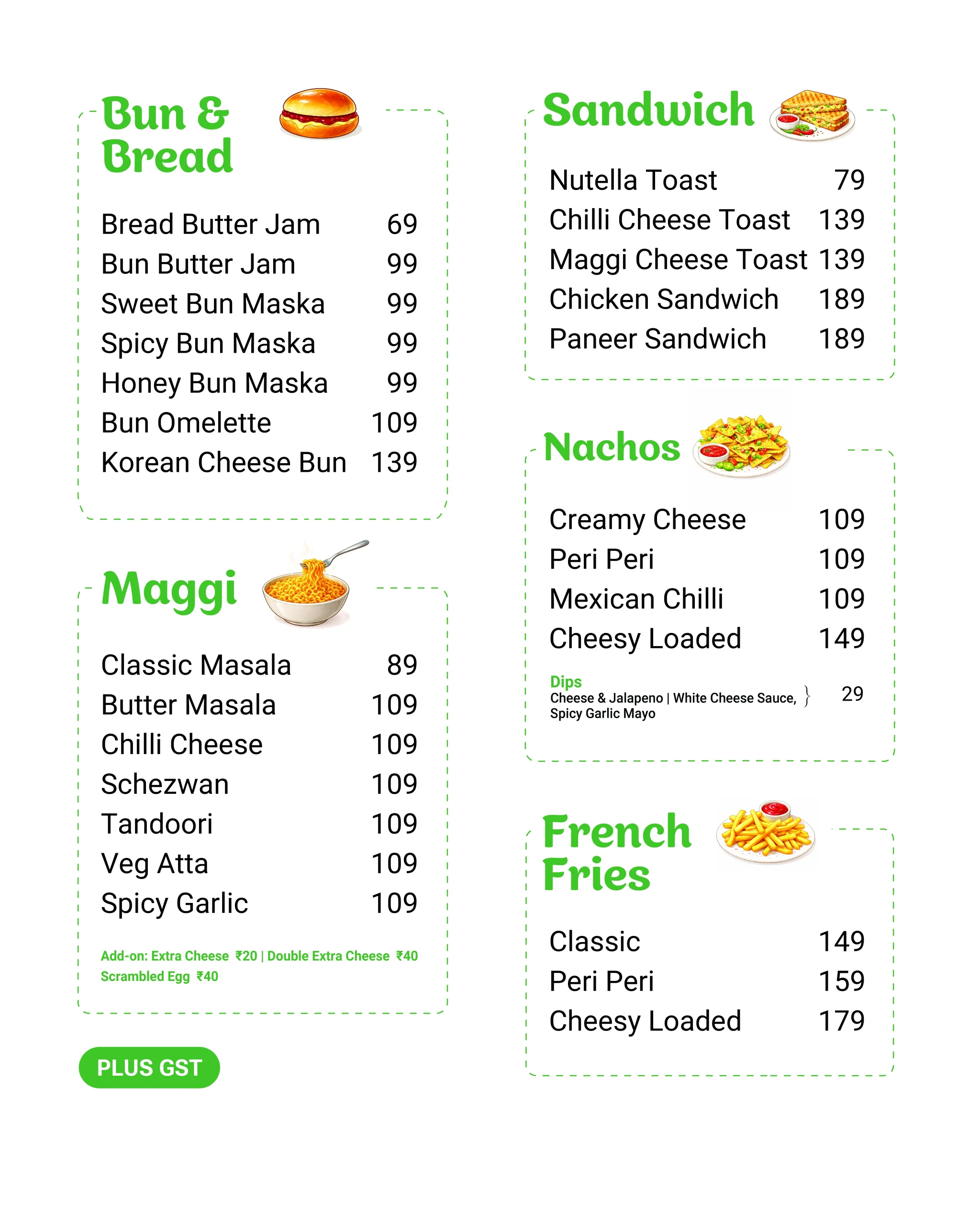 Chai Kings Bommanahalli Menu – Snacks