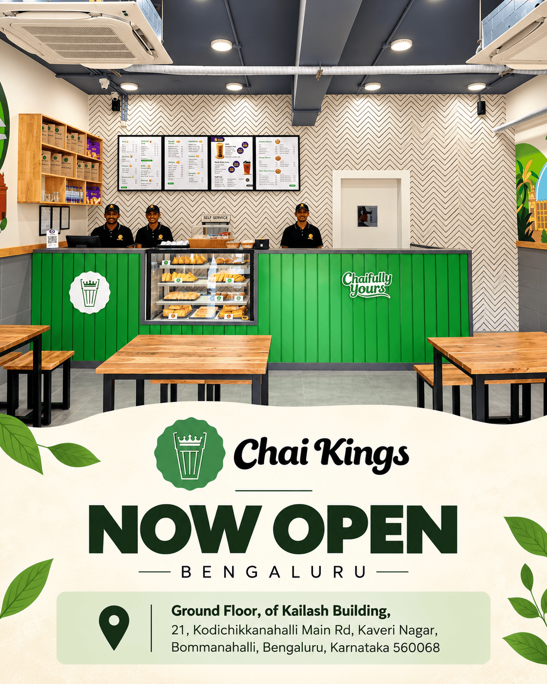 New tea shop in Bengaluru, Chai Kings